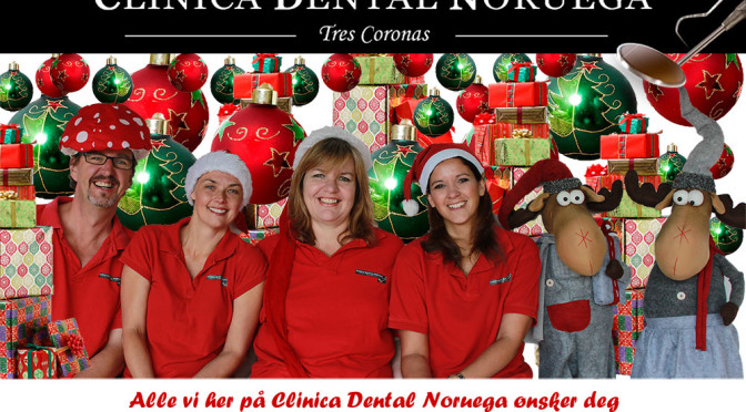 God jul og godt nyttår fra Clinica Dental Noruega