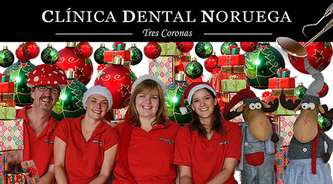 God jul och gott nytt år önskar Clinica Dental Noruega