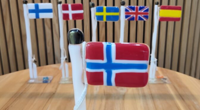 Norska flaggan - Norges nationaldag 17 maj